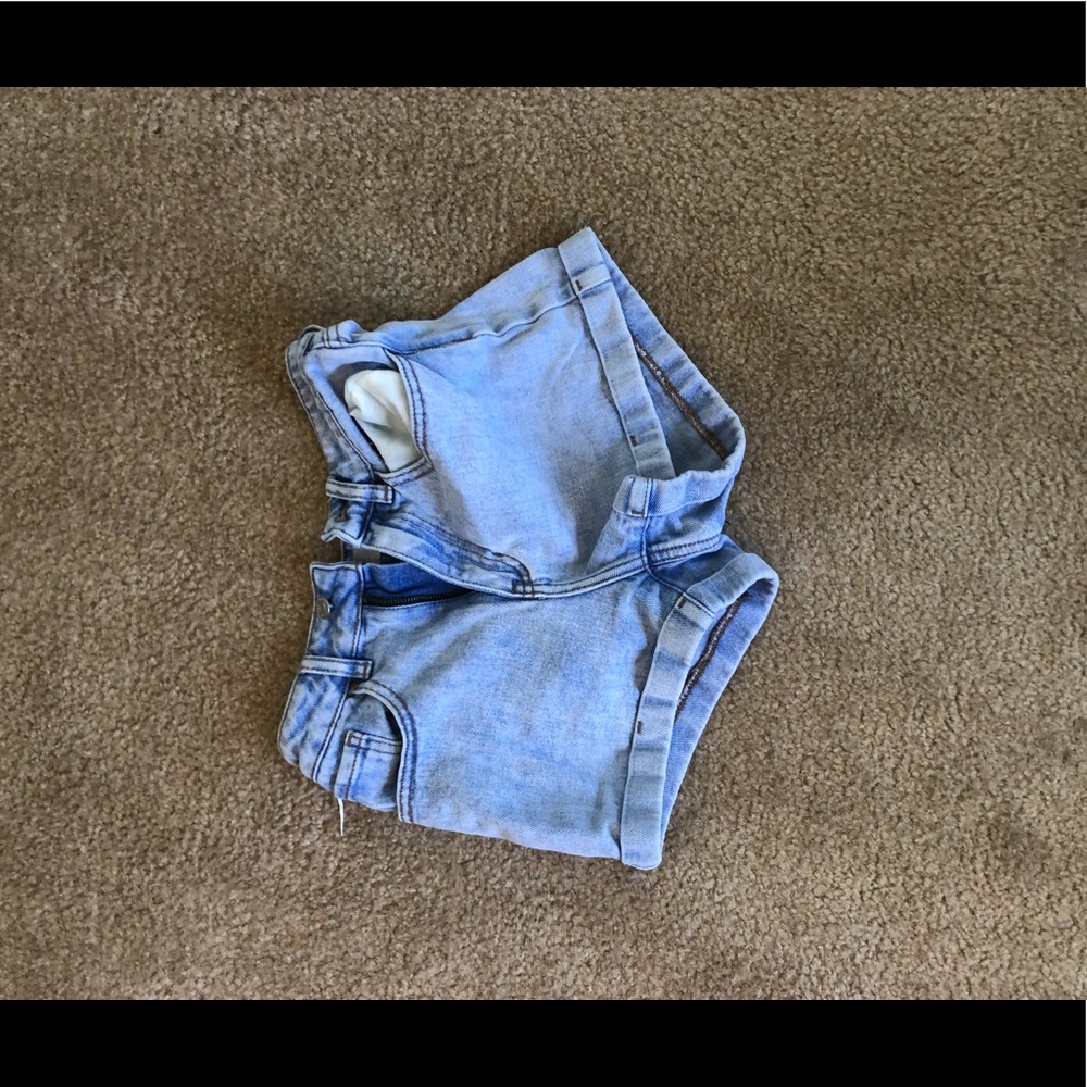 Denim shorts